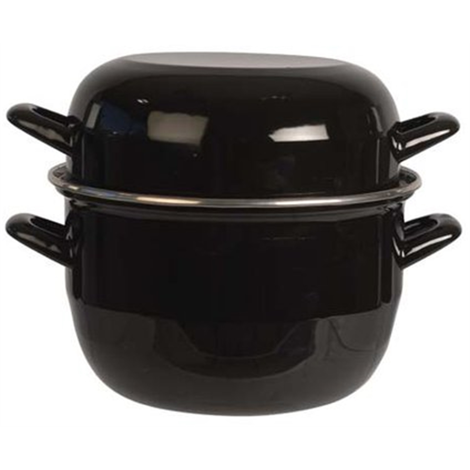 cosy trendy mosselpan 18cm zwart