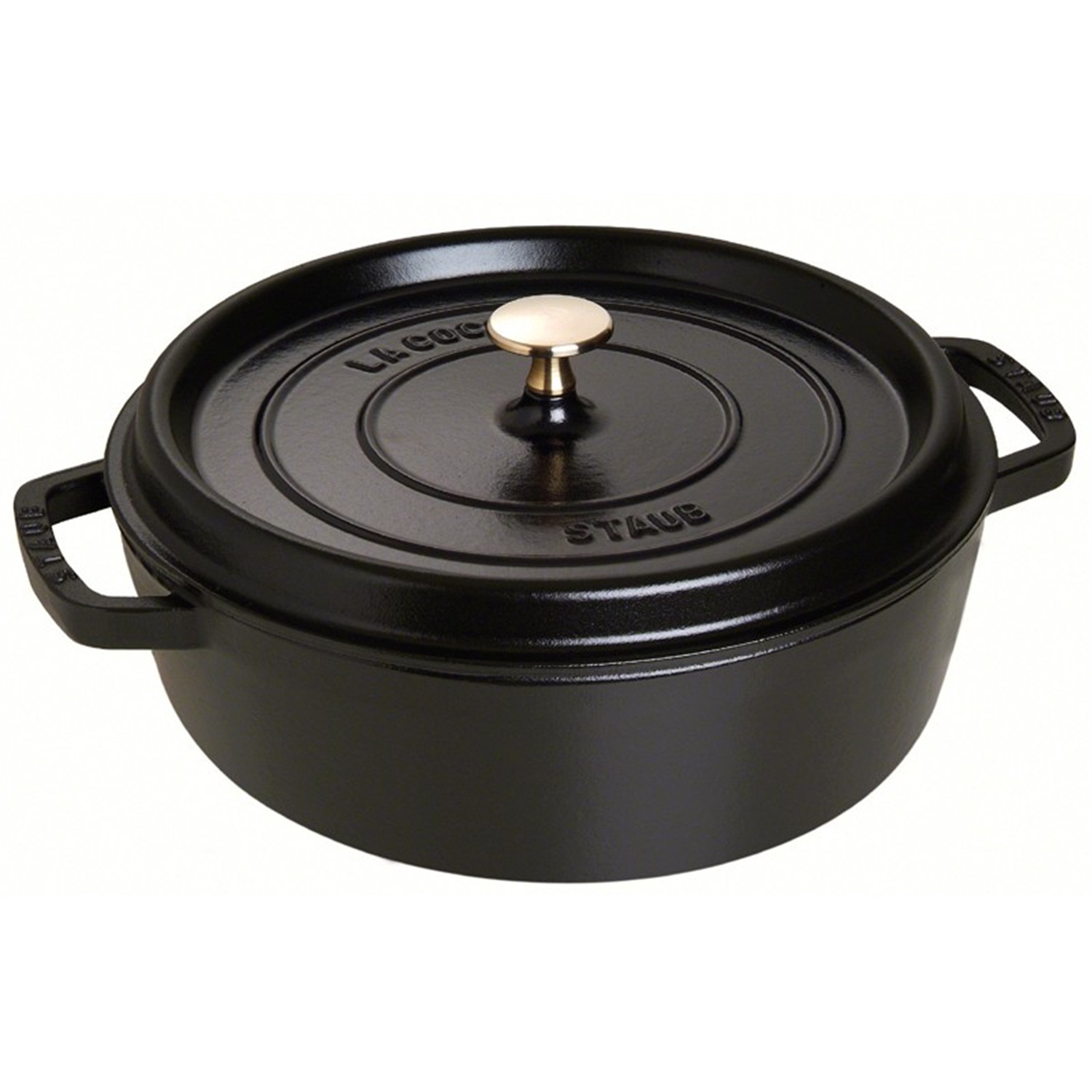 staub braadpan laag 26cm zwart